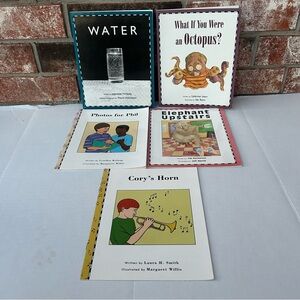 Waterford Institute 5 Ct Book Lot Reading ELA Elementary Phil Octopus Elephant
